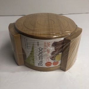 Bamboo Coaster Set